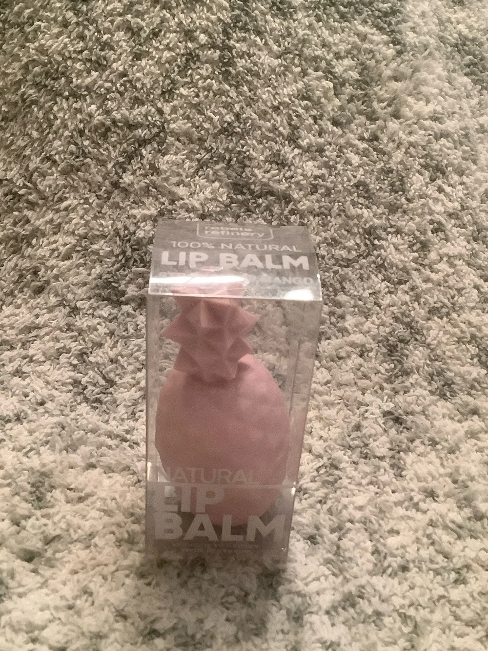 Rebels Refinery Pink Pineapple Lip Balm Flavored Strawberry Mango NWT %100 natur